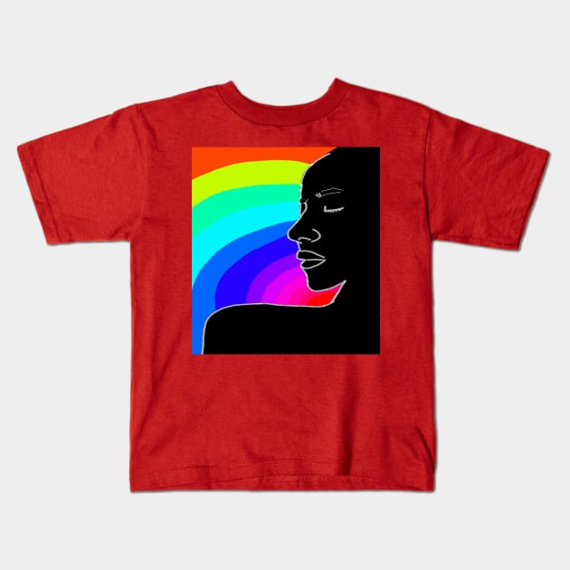 Rainbow Kids T-Shirt by Arielka